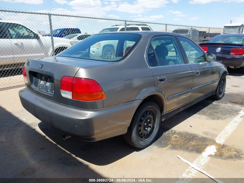 1998 Honda Civic Lx VIN: 1HGEJ6672WL053981 Lot: 39593724