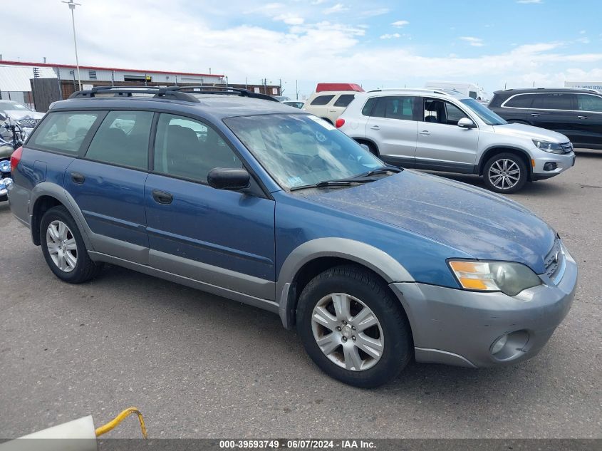 2005 Subaru Outback 2.5I VIN: 4S4BP61C957353721 Lot: 39593749