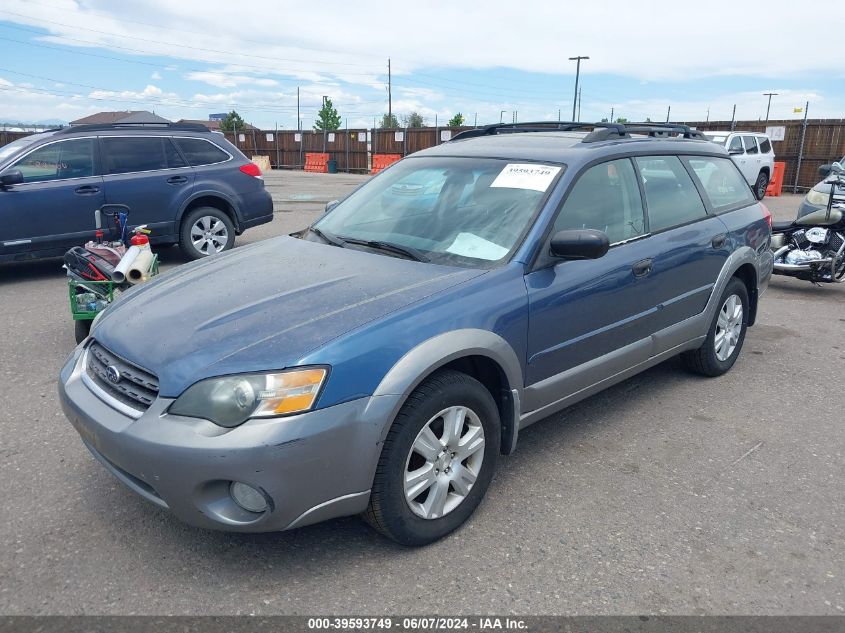 2005 Subaru Outback 2.5I VIN: 4S4BP61C957353721 Lot: 39593749