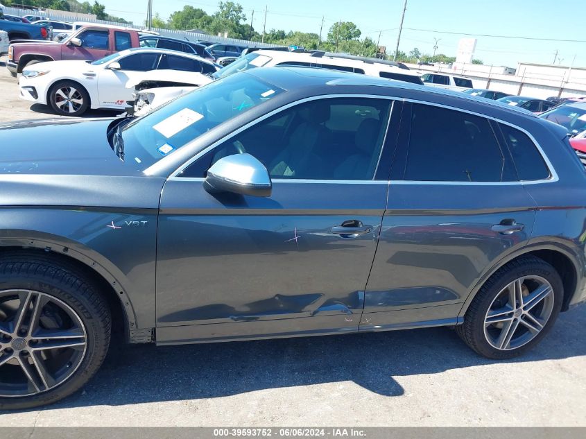 2018 Audi Sq5 3.0T Premium Plus VIN: WA1A4AFY5J2233514 Lot: 39593752