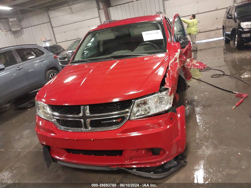 2013 Dodge Journey Se VIN: 3C4PDCAB8DT557462 Lot: 39593760