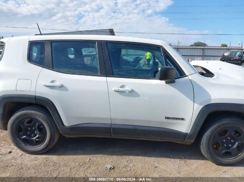 2019 Jeep Renegade Sport Fwd VIN: ZACNJAAB6KPK13487 Lot: 39593770