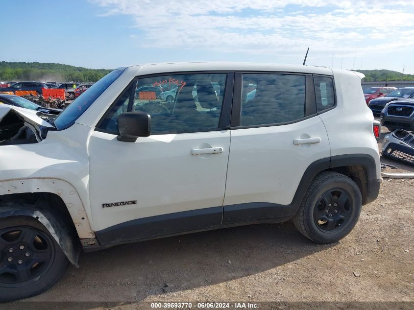 2019 Jeep Renegade Sport Fwd VIN: ZACNJAAB6KPK13487 Lot: 39593770