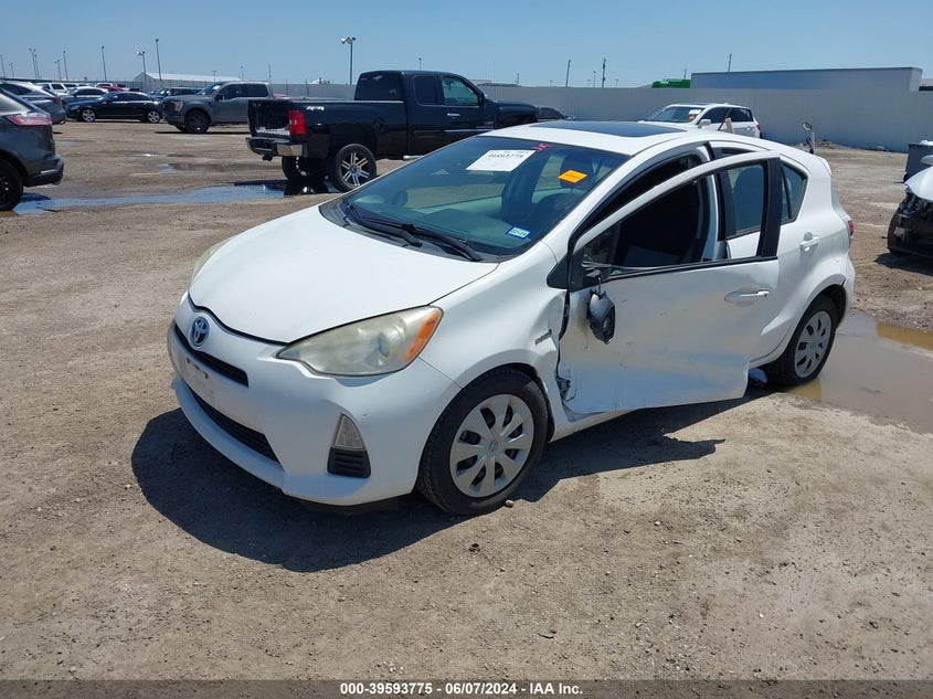 2012 Toyota Prius C Three VIN: JTDKDTB38C1002437 Lot: 39593775