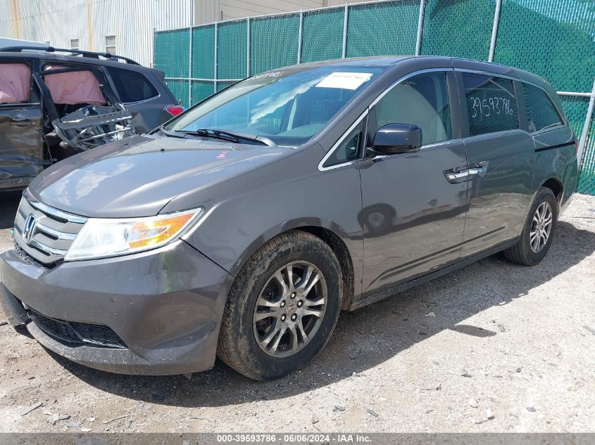 2013 Honda Odyssey Ex VIN: 5FNRL5H42DB091802 Lot: 39593786