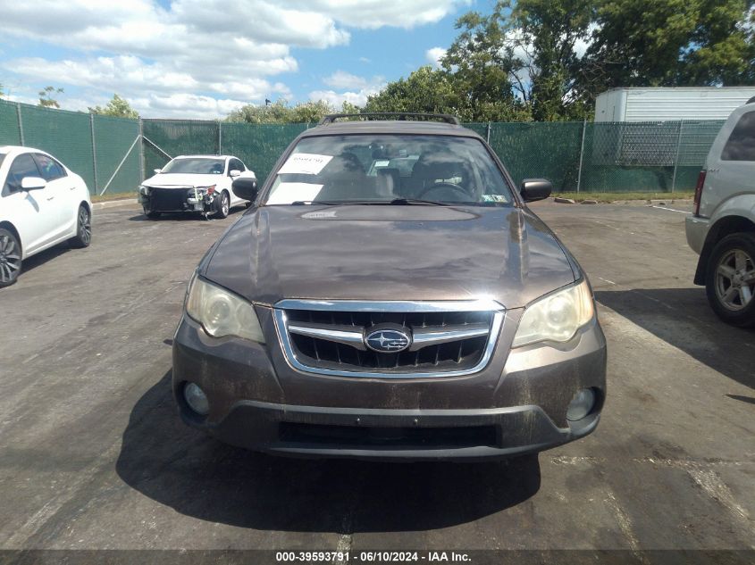2009 Subaru Outback 2.5I VIN: 4S4BP61C596313826 Lot: 39593791