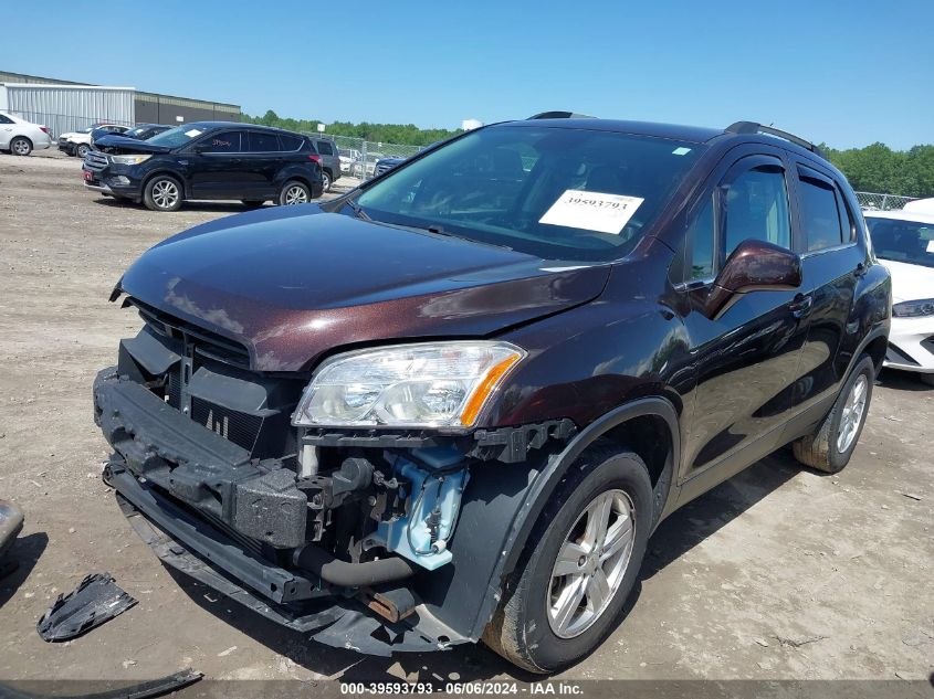 2016 Chevrolet Trax Lt VIN: KL7CJPSB1GB527199 Lot: 39593793