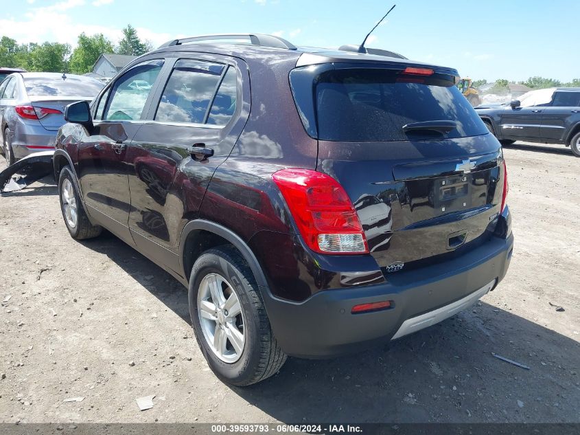 2016 Chevrolet Trax Lt VIN: KL7CJPSB1GB527199 Lot: 39593793