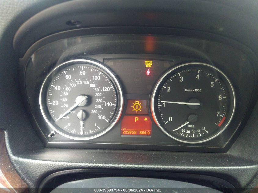 2010 BMW 328I xDrive VIN: WBAPK5C52AA650874 Lot: 39593794