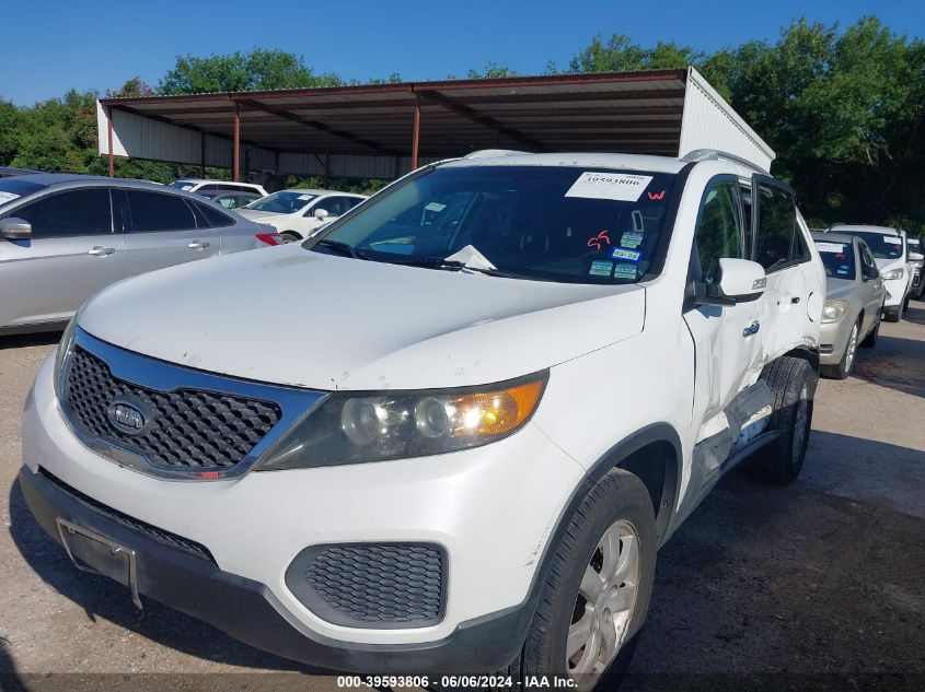 2011 Kia Sorento Lx V6 VIN: 5XYKT4A27BG116008 Lot: 39593806