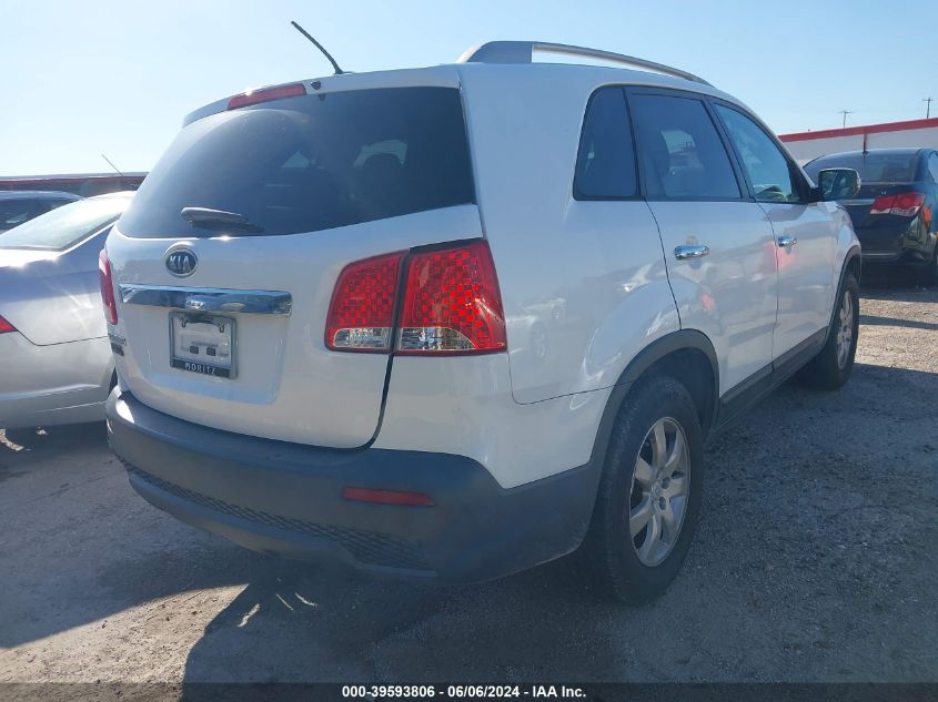 2011 Kia Sorento Lx V6 VIN: 5XYKT4A27BG116008 Lot: 39593806