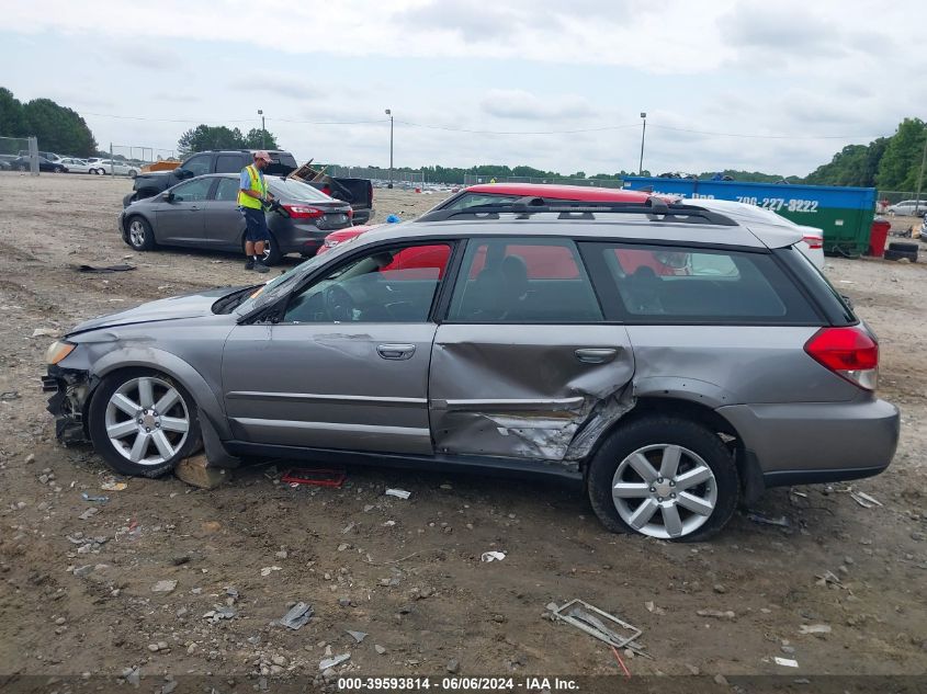 2008 Subaru Outback 2.5I Limited/2.5I Limited L.l. Bean Edition VIN: 4S4BP62C887337903 Lot: 39593814