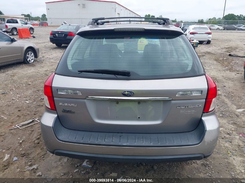 2008 Subaru Outback 2.5I Limited/2.5I Limited L.l. Bean Edition VIN: 4S4BP62C887337903 Lot: 39593814