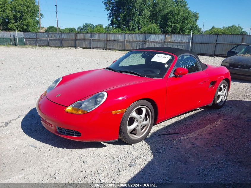 1998 Porsche Boxster VIN: WP0CA2985WU622254 Lot: 39593815