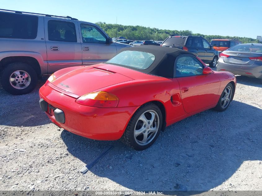 1998 Porsche Boxster VIN: WP0CA2985WU622254 Lot: 39593815