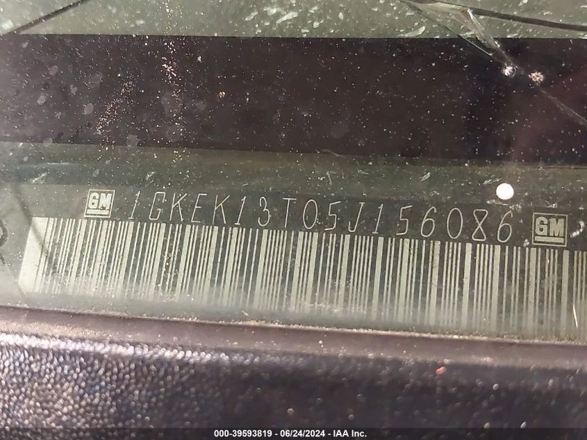 2005 GMC Yukon Slt VIN: 1GKEK13T05J156086 Lot: 39593819