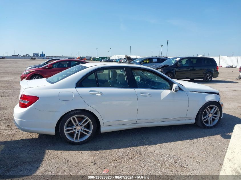 2013 Mercedes-Benz C 250 Luxury/Sport VIN: WDDGF4HB1DR272283 Lot: 39593823