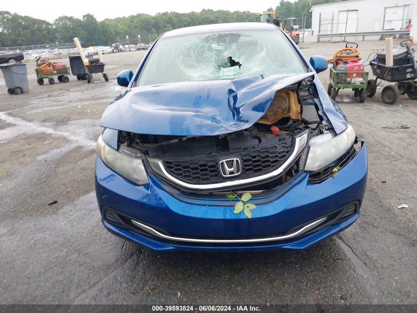 2013 Honda Civic Lx VIN: 2HGFB2F52DH528855 Lot: 39593824