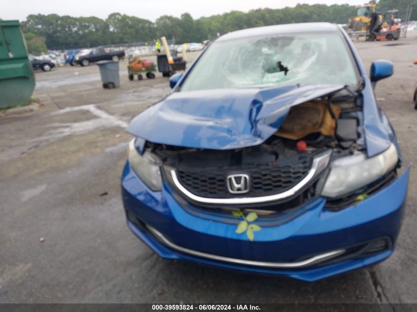 2013 Honda Civic Lx VIN: 2HGFB2F52DH528855 Lot: 39593824