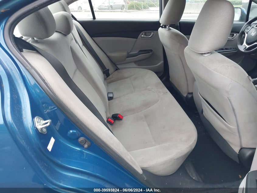 2013 Honda Civic Lx VIN: 2HGFB2F52DH528855 Lot: 39593824