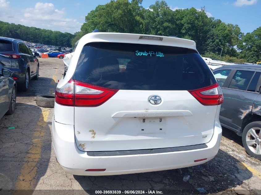 2016 Toyota Sienna Le 8 Passenger VIN: 5TDKK3DCXGS741773 Lot: 39593839