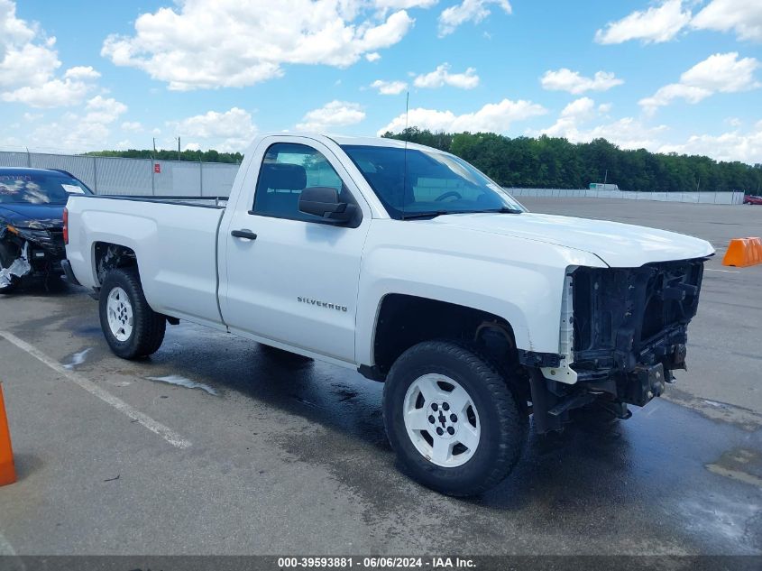 2014 Chevrolet Silverado 1500 Work Truck 1Wt VIN: 1GCNCPEH6EZ256604 Lot: 39593881