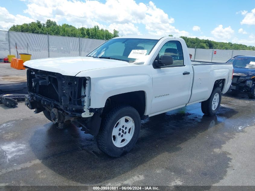 2014 Chevrolet Silverado 1500 Work Truck 1Wt VIN: 1GCNCPEH6EZ256604 Lot: 39593881