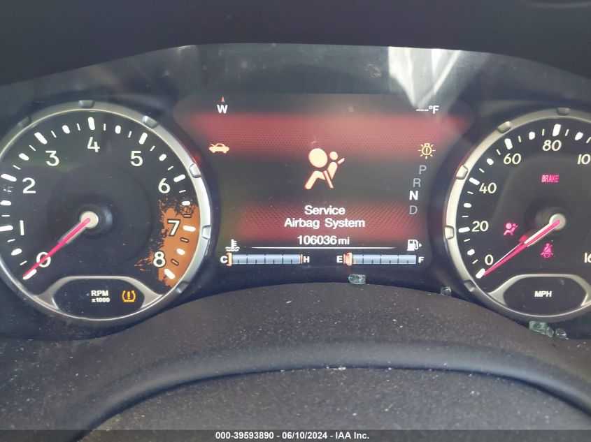 2017 Jeep Renegade Latitude 4X4 VIN: ZACCJBBB2HPE41252 Lot: 39593890