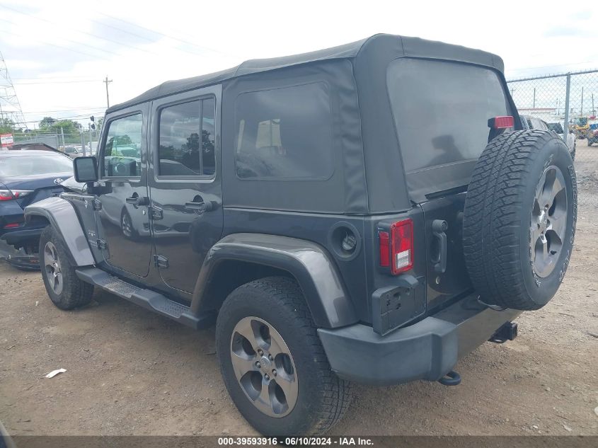 2017 Jeep Wrangler Unlimited Sahara 4X4 VIN: 1C4BJWEG4HL507508 Lot: 39593916