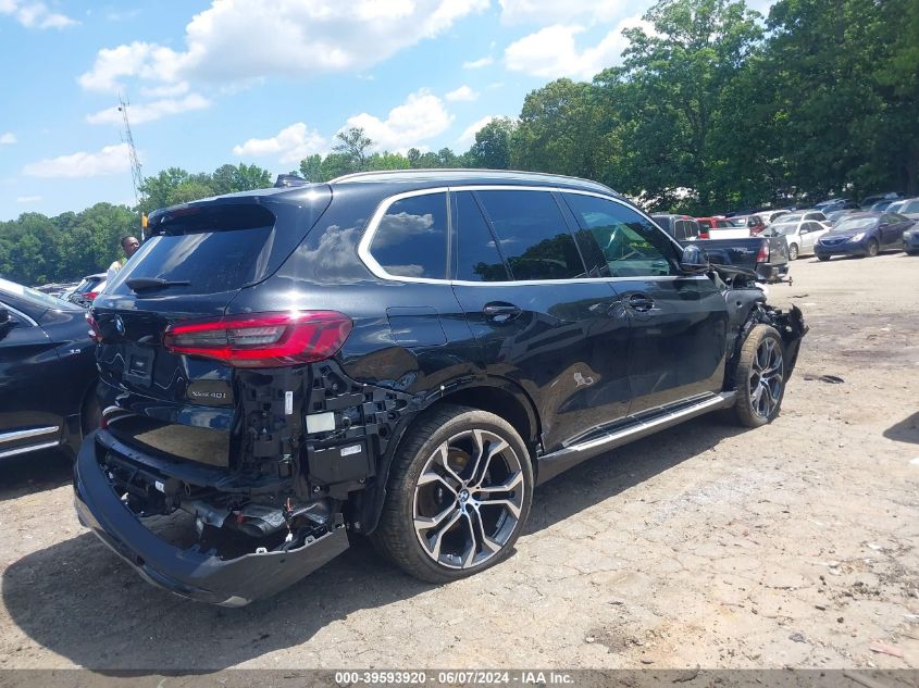 2021 BMW X5 xDrive40I VIN: 5UXCR6C02M9H52464 Lot: 39593920