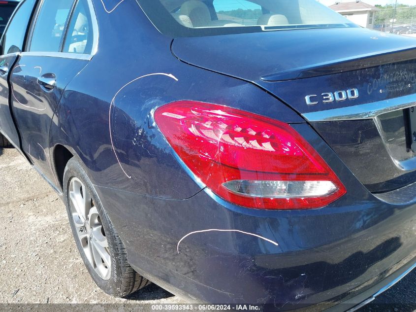 2016 Mercedes-Benz C 300 4Matic/Luxury 4Matic/Sport 4Matic VIN: 55SWF4KB5GU113001 Lot: 39593943