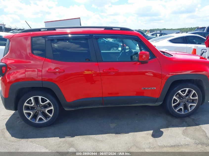 2016 Jeep Renegade Latitude VIN: ZACCJABT5GPD82540 Lot: 39593944