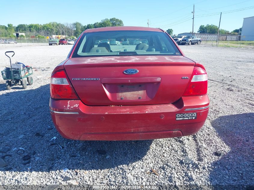 2006 Ford Five Hundred Sel VIN: 1FAHP24166G172424 Lot: 39593947