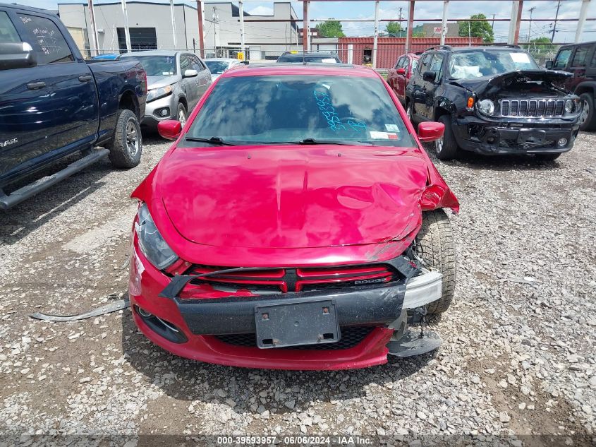 2013 Dodge Dart Rallye VIN: 1C3CDFBH9DD231036 Lot: 39593957