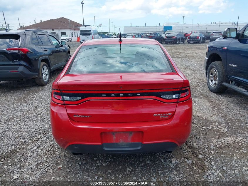 2013 Dodge Dart Rallye VIN: 1C3CDFBH9DD231036 Lot: 39593957