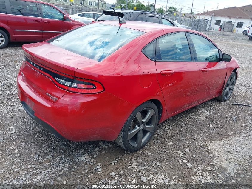 2013 Dodge Dart Rallye VIN: 1C3CDFBH9DD231036 Lot: 39593957