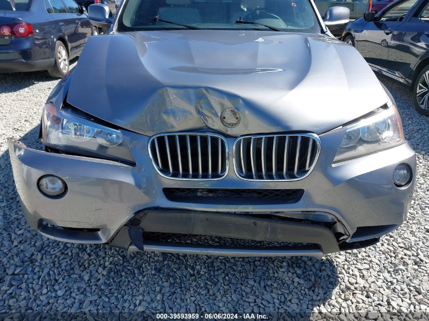 2012 BMW X3 xDrive28I VIN: 5UXWX5C57CL719502 Lot: 39593959