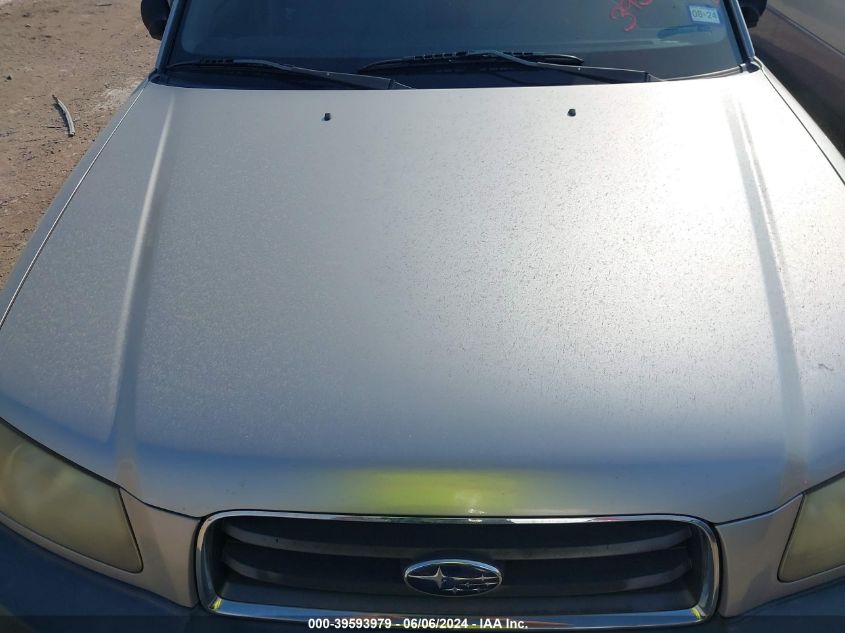 2005 Subaru Forester 2.5X VIN: JF1SG63695H712495 Lot: 39593979