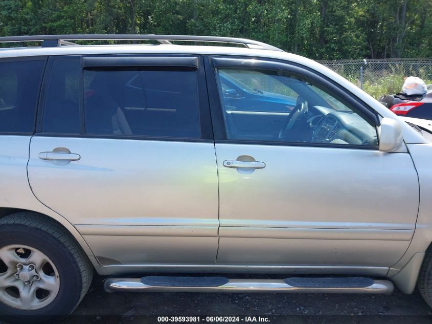 2007 Toyota Highlander VIN: JTEGD21A770160520 Lot: 39593981