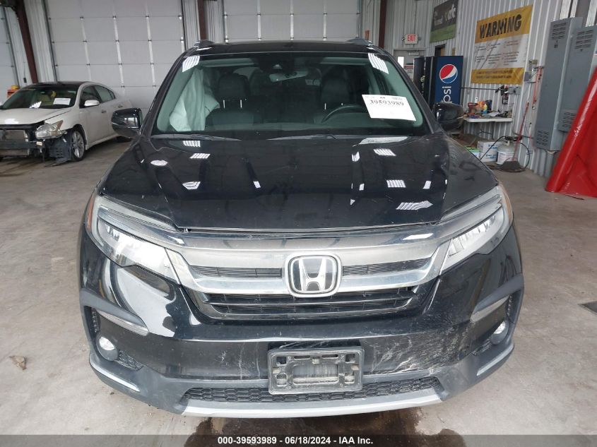 2019 Honda Pilot Touring VIN: 5FNYF6H69KB034309 Lot: 39593989