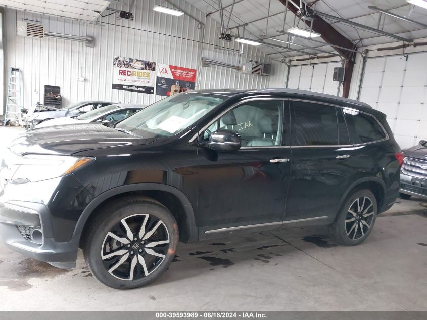 2019 Honda Pilot Touring VIN: 5FNYF6H69KB034309 Lot: 39593989