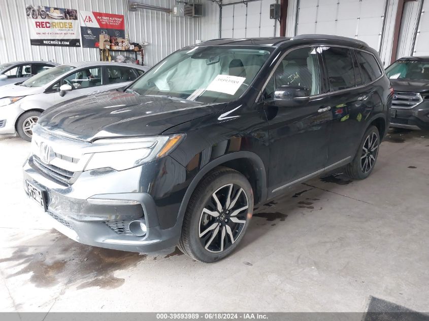 2019 Honda Pilot Touring VIN: 5FNYF6H69KB034309 Lot: 39593989