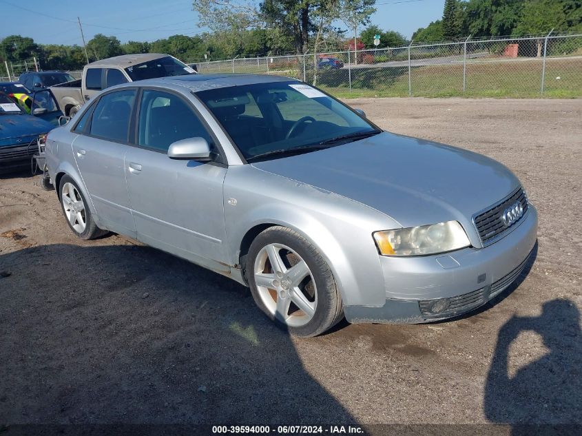 2003 Audi A4 1.8T VIN: WAULC68E73A160038 Lot: 39594000