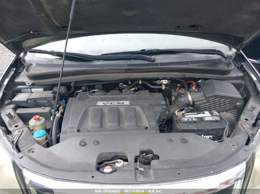 2010 Honda Odyssey Touring VIN: 5FNRL3H9XAB113301 Lot: 39594002