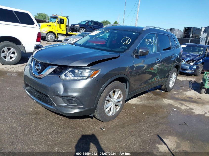 2015 NISSAN ROGUE S/SL/SV - KNMAT2MV9FP535051
