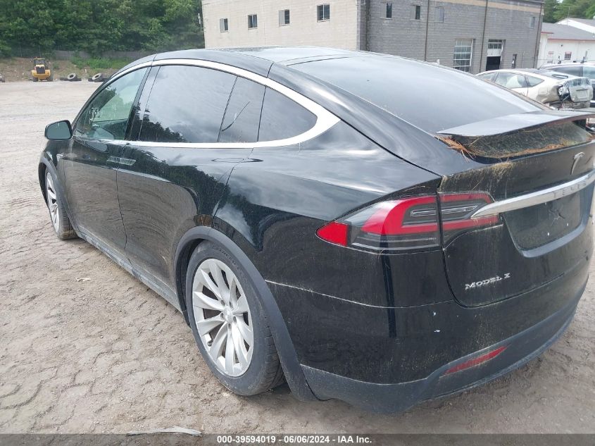 2016 Tesla Model X 60D/70D/75D/90D/P100D VIN: 5YJXCBE25GF004715 Lot: 39594019