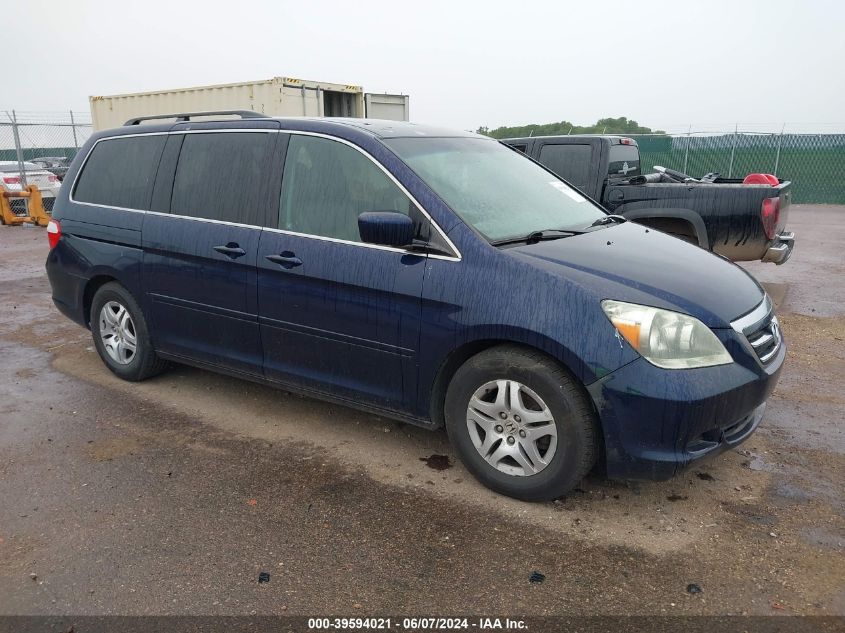 2007 Honda Odyssey Ex-L VIN: 5FNRL387X7B104735 Lot: 39594021