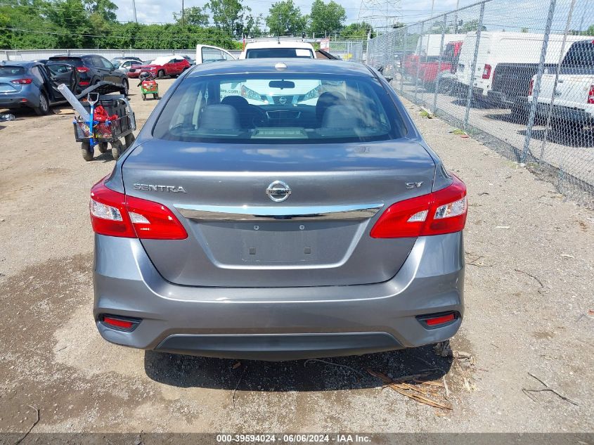 2017 Nissan Sentra Sv VIN: 3N1AB7AP3HY278558 Lot: 39594024