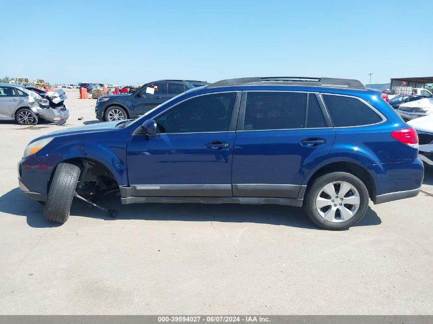 2011 Subaru Outback 2.5I Premium VIN: 4S4BRCFC1B3342541 Lot: 39594027