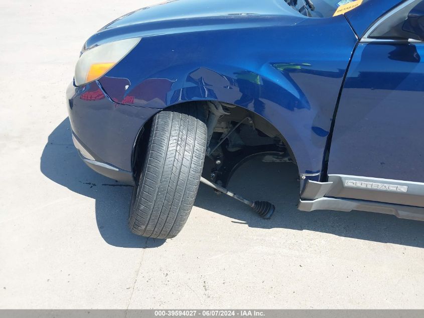 2011 Subaru Outback 2.5I Premium VIN: 4S4BRCFC1B3342541 Lot: 39594027